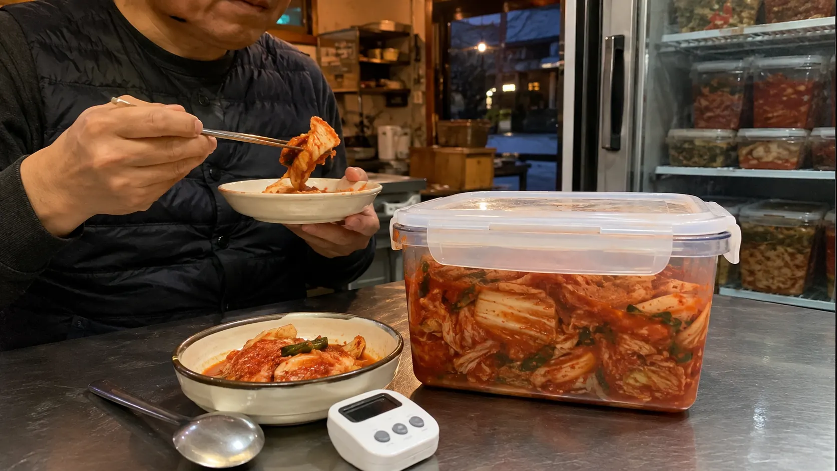 김치냉장고의 숙성 모드와 저장 모드 차이, 맛 변화와 설정 기준 관련 이미지