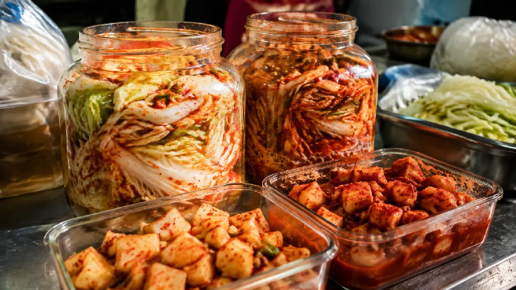 김치가 익으면서 맛과 향, 아삭함이 달라지는 이유 설명 이미지