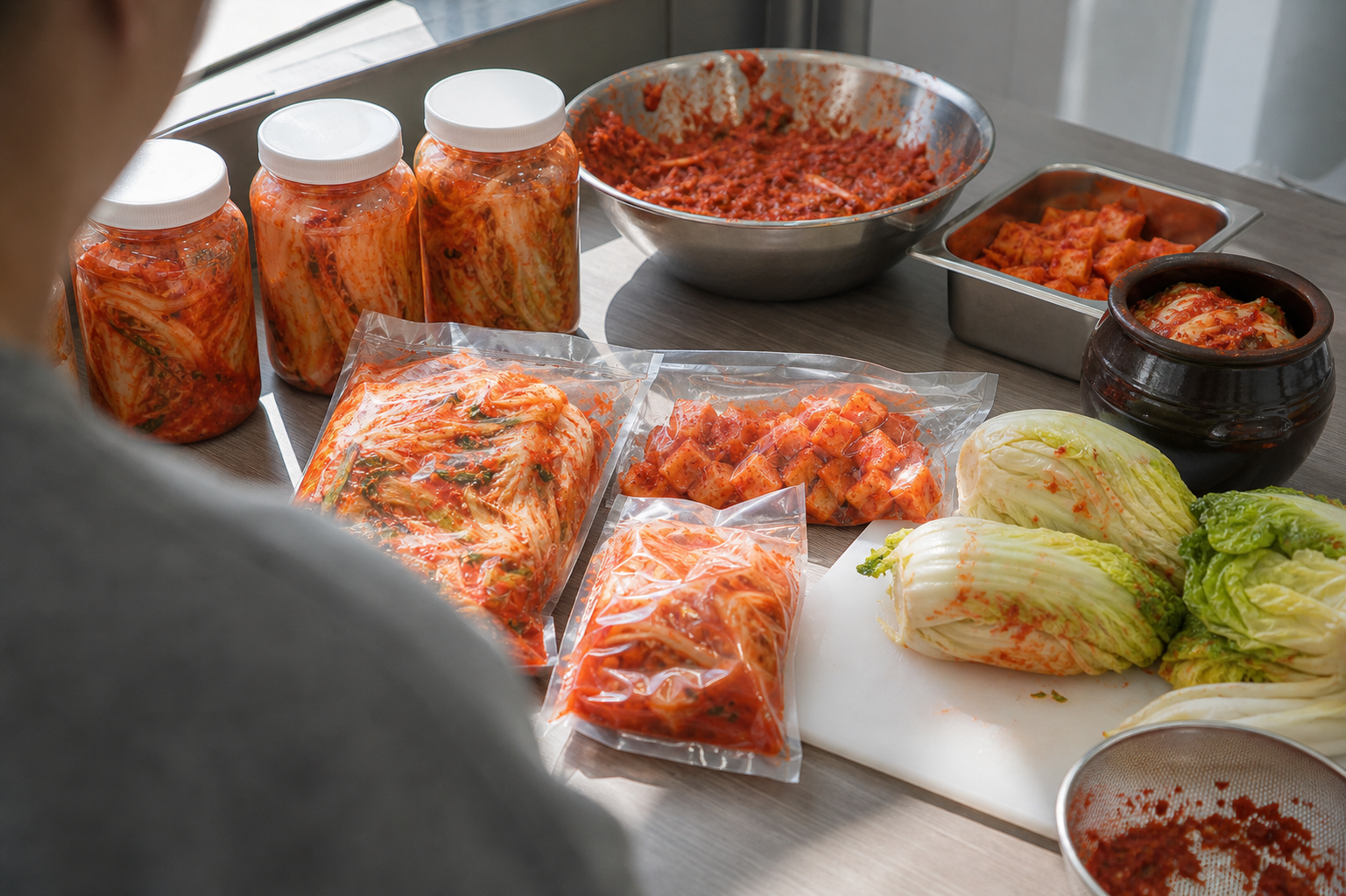 사업장에 맞춘 김치 품목