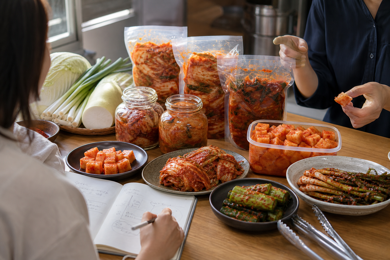주요 김치류 함께 상담