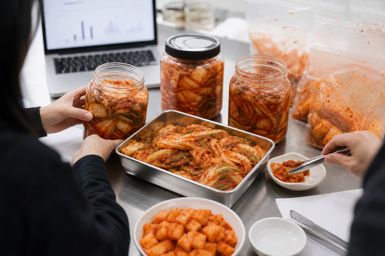 김치 품목을 함께 검토