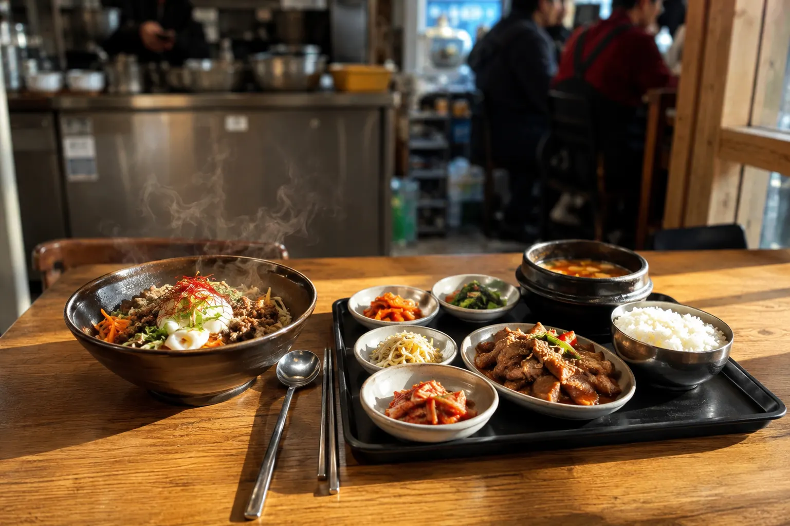 한 그릇과 정식 구분