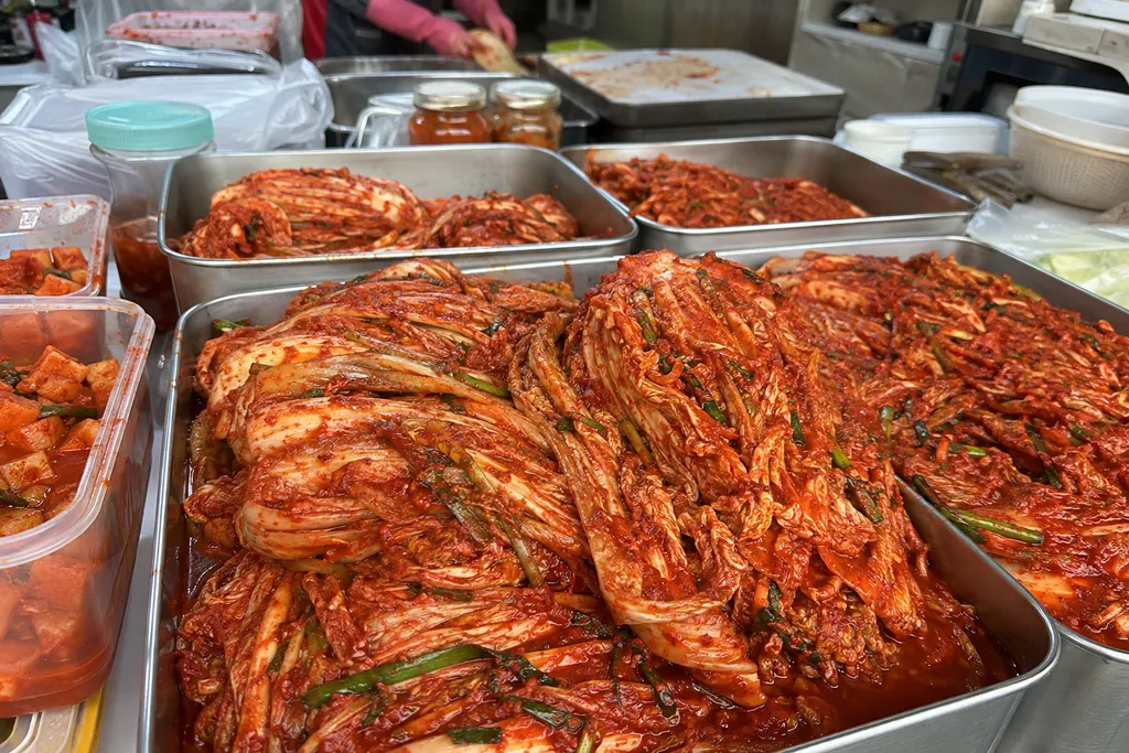 메뉴에 맞춘 배추김치