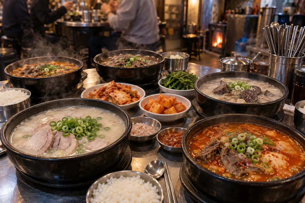 국밥 메뉴의 선택 폭