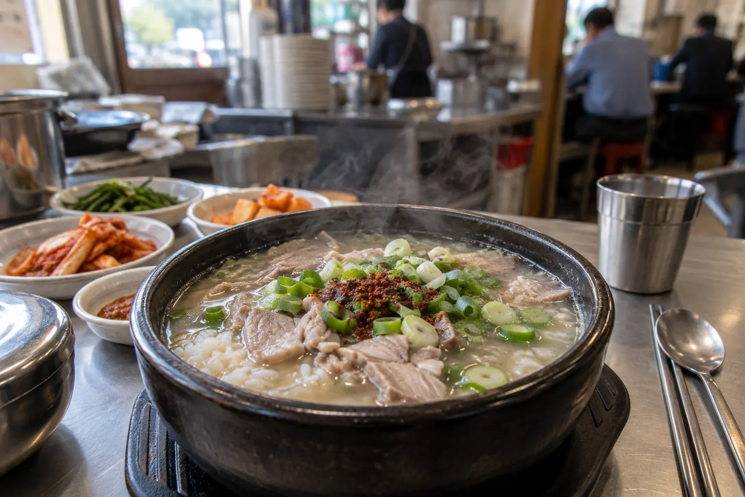 국밥 메뉴의 첫 선택