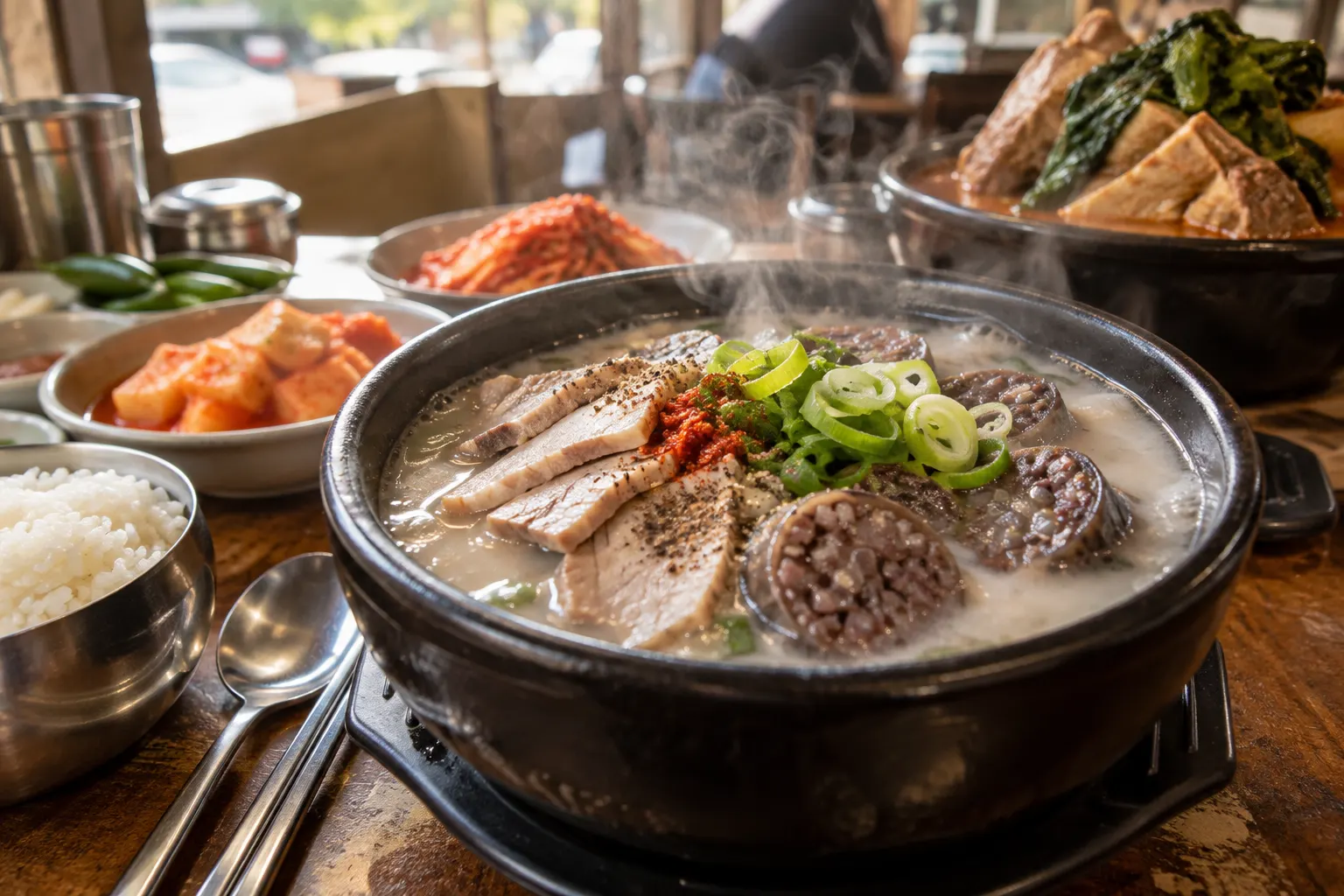 비빔 양념과 맛의 강도