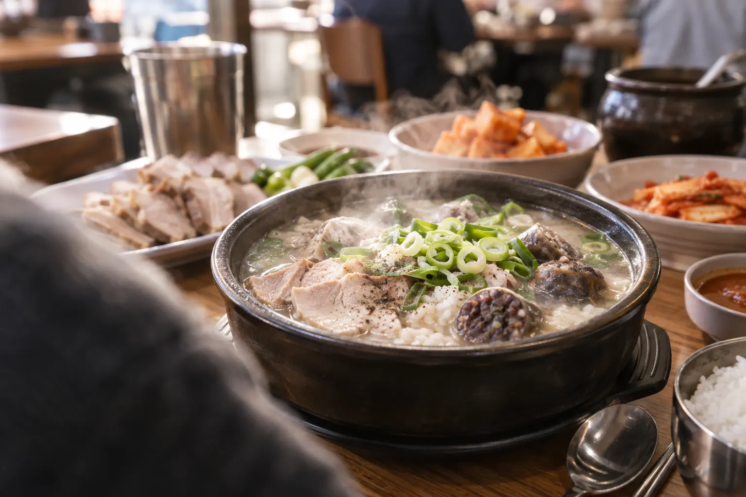 평일 늦은 시간의 식사 계획