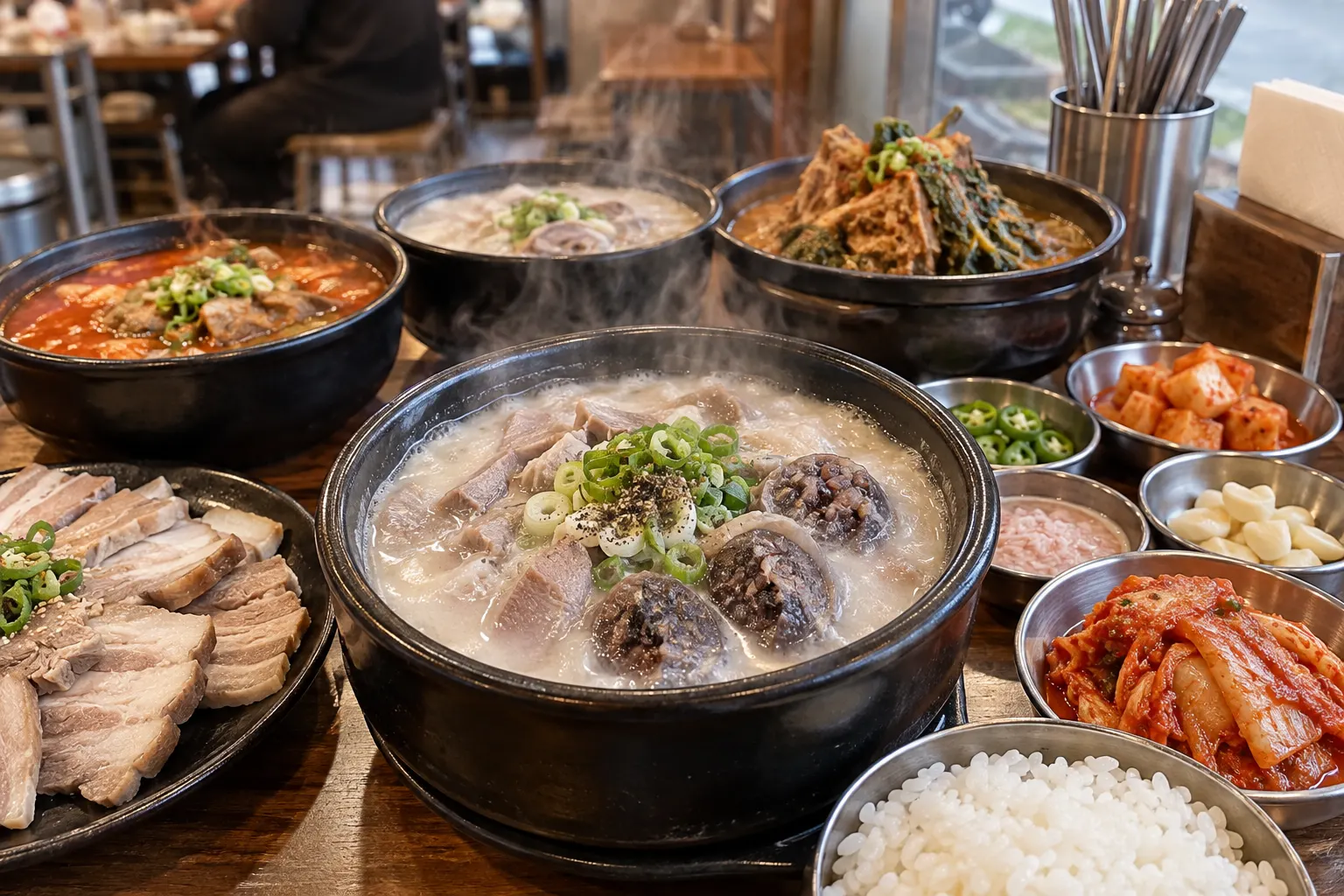 면의 식감과 양념의 맛