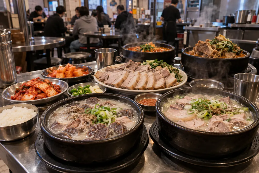 평일 식사 계획과 메뉴별 질문