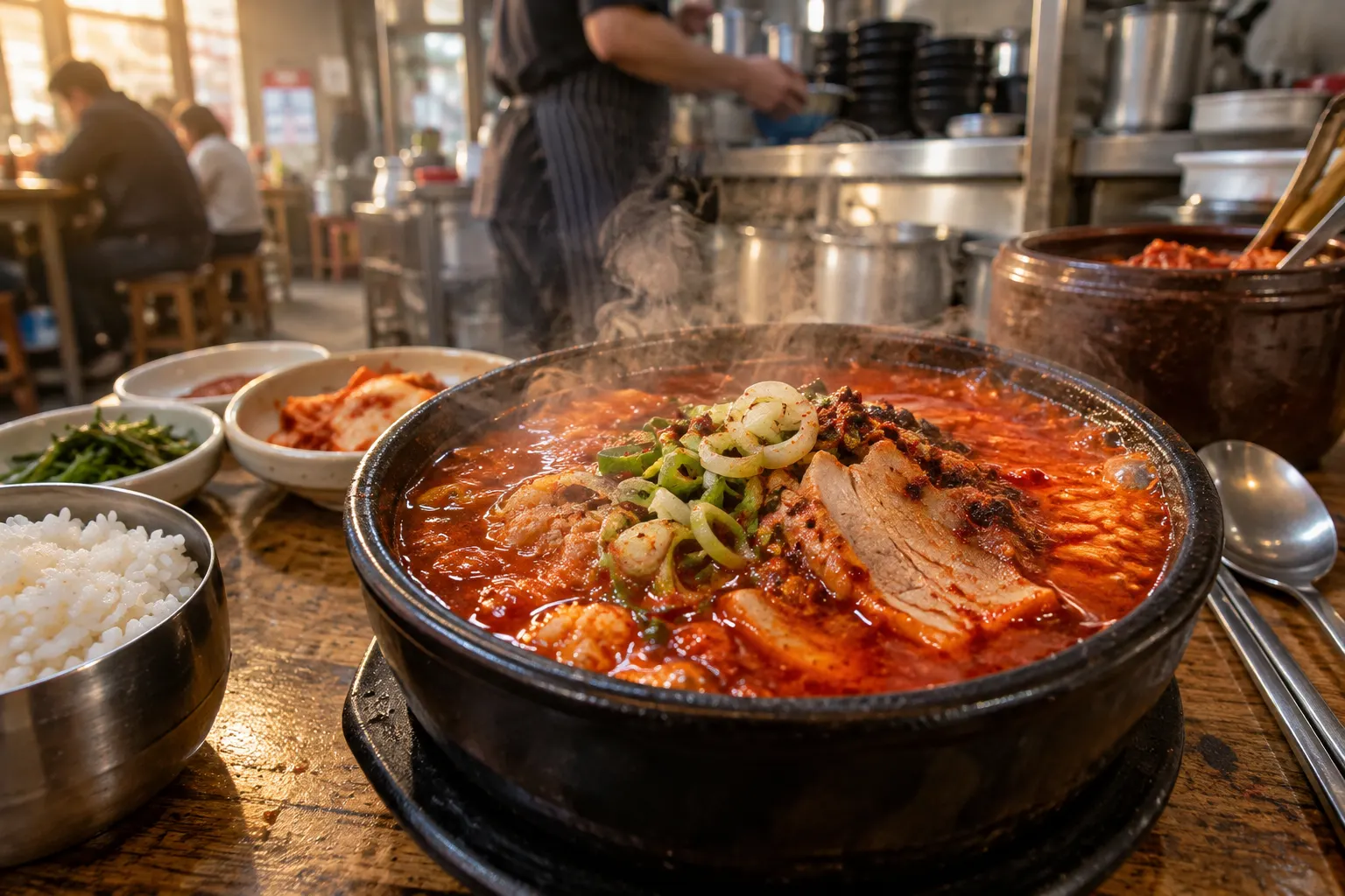 지옥국밥의 맛을 묻는 방법