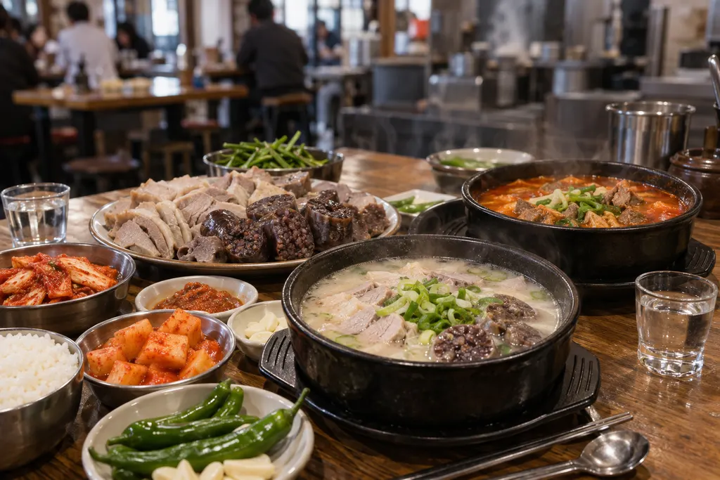 일행과 함께라면 메뉴를 각자 선택
