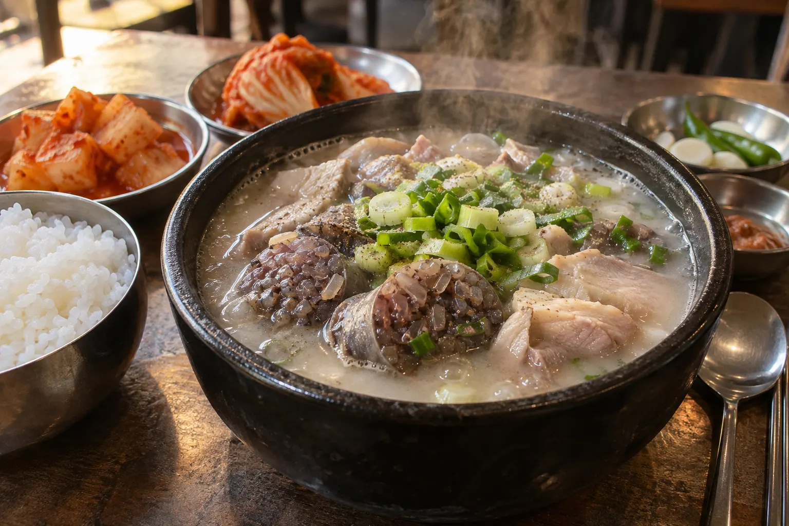 식사량과 메뉴 구성의 구분