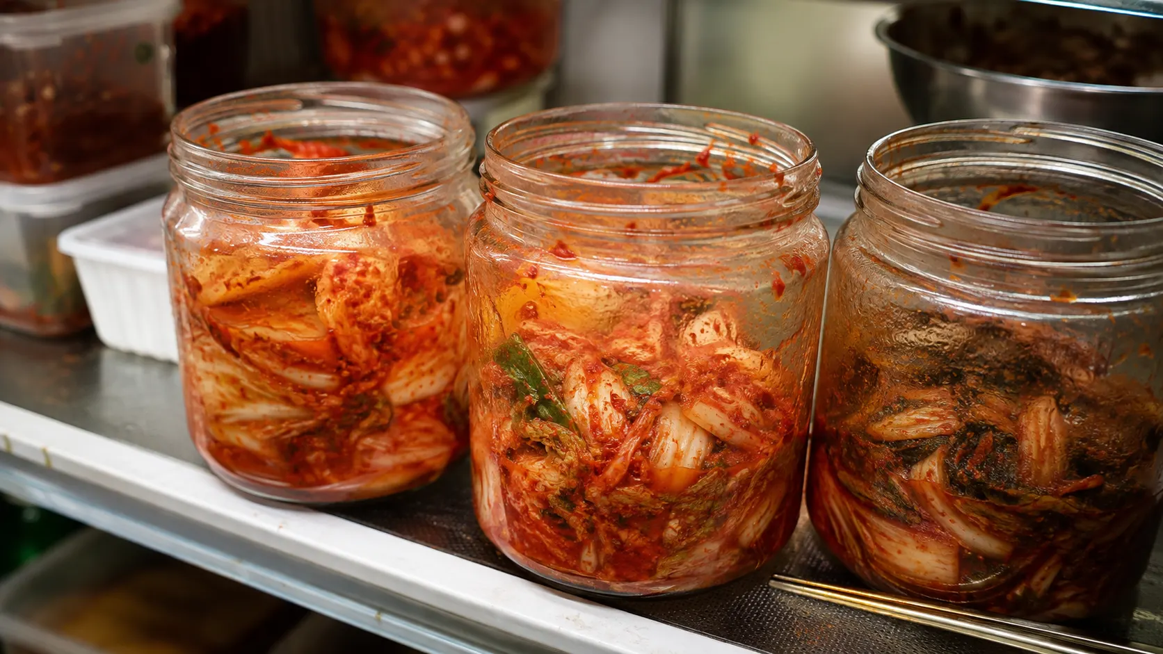 김치는 익을수록 왜 신맛이 강해질까? 발효와 맛의 변화 설명 이미지