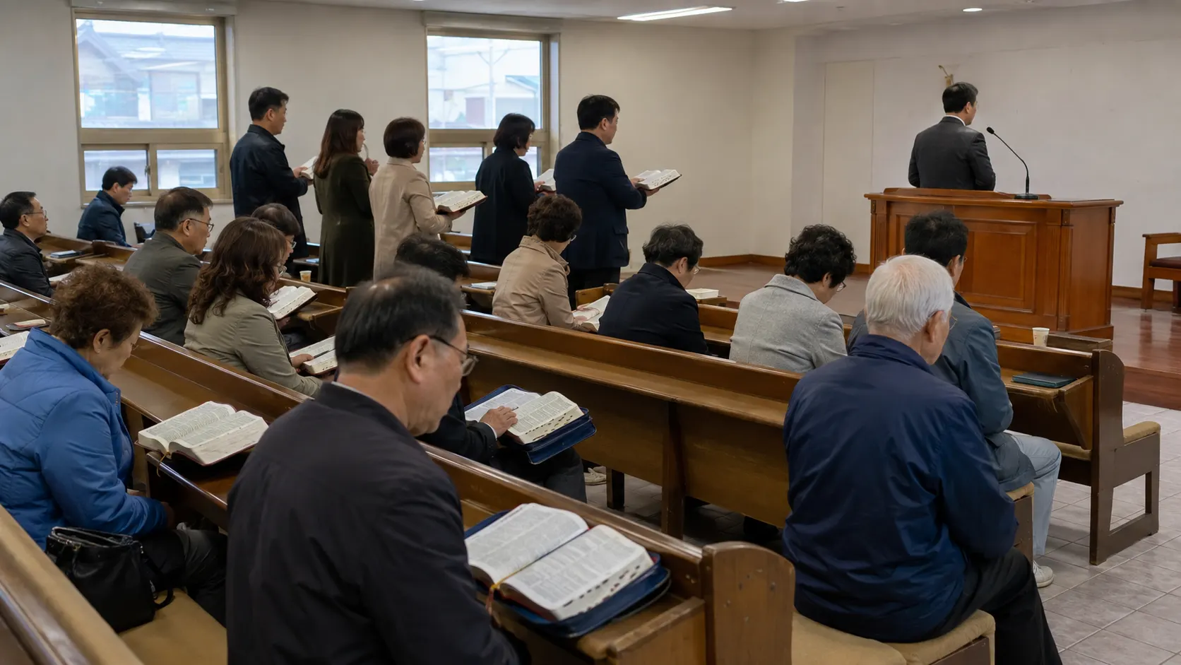 예배 순서는 왜 정해져 있을까? 함께 드리는 예배의 구성 원리 설명 이미지