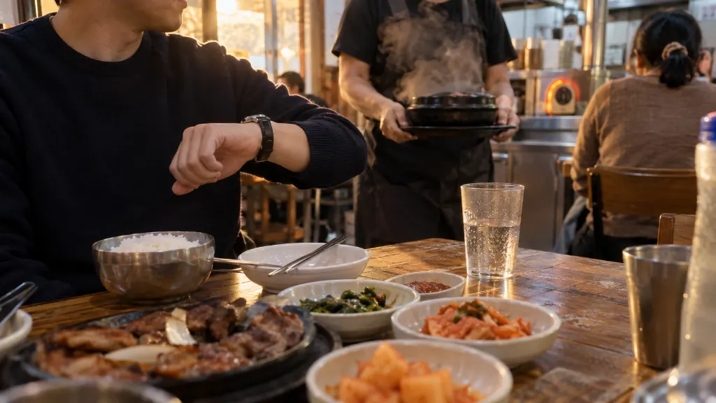 주문 후 조리하는 음식의 대기시간 관리법과 매장 운영 기준 관련 이미지